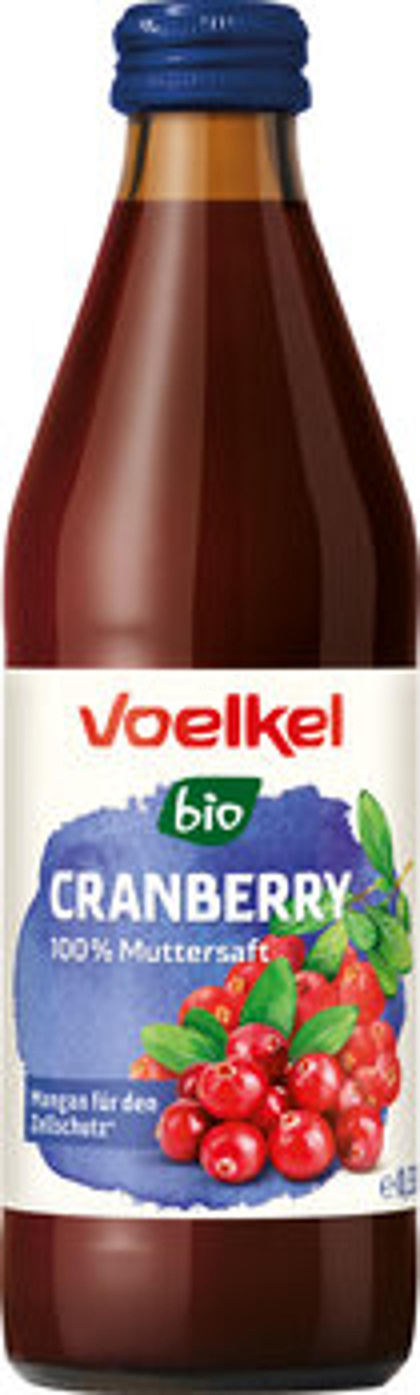 Produktfoto zu Cranberry pur, 0,33 l