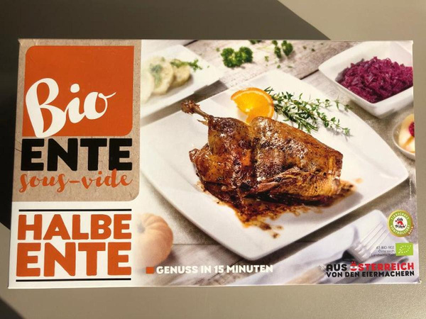 Produktfoto zu Sous-Vide halbe Ente, ca. 0,9 kg