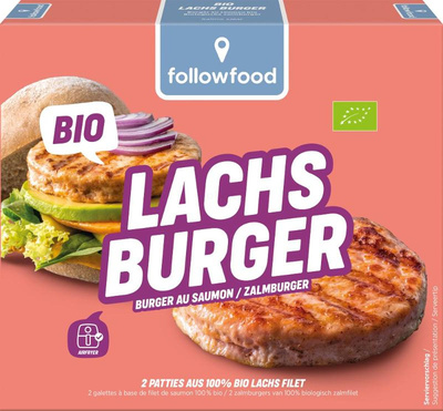 Produktfoto zu TK-Lachs Burger, 200 g (2 Stück)