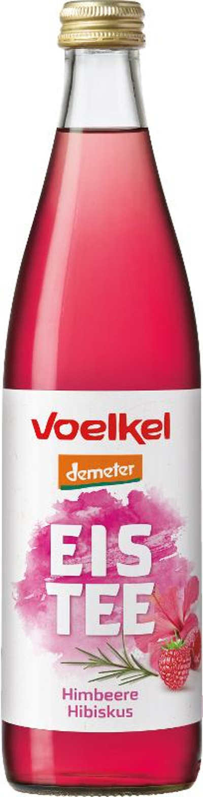 Produktfoto zu Fairer Eistee Himbeere-Hibiskus, 10x0,5 l
