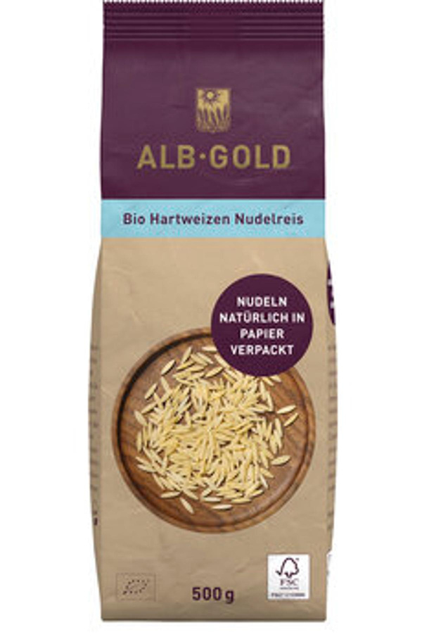 Produktfoto zu Hartweizen Nudelreis, 500 g