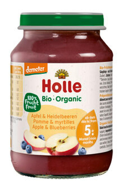 Produktfoto zu Gläschen Apfel & Heidelbeeren, 190 g