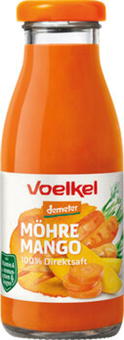 Produktfoto zu Möhre-Mango, 6x0,25 l