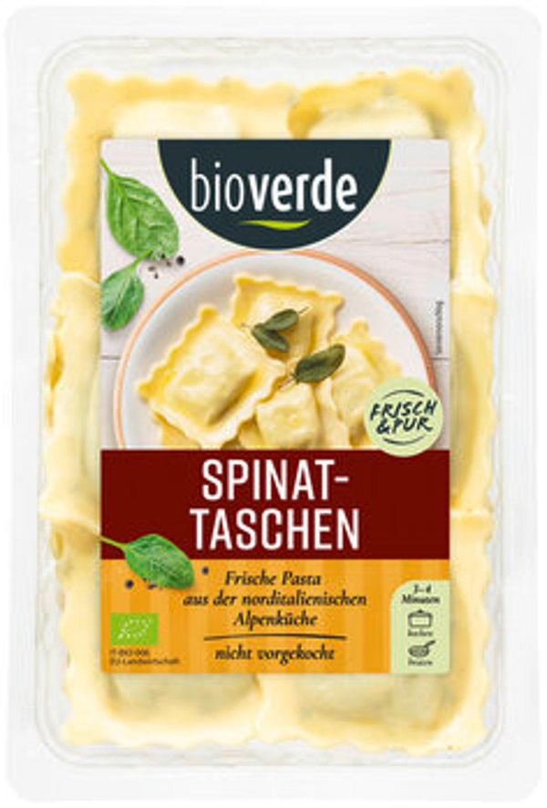 Produktfoto zu Spinattaschen, 250 g