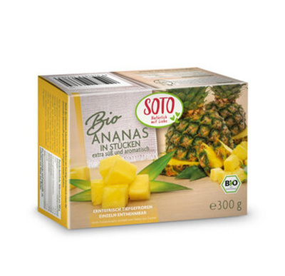 Produktfoto zu TK-Ananas in Stücken, 300 g