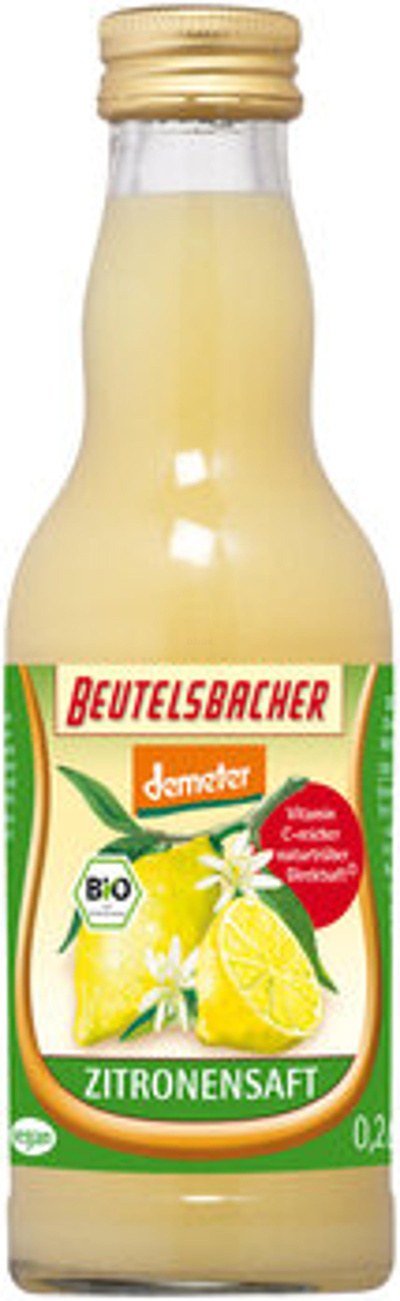 Produktfoto zu Zitronensaft, 0,2 l
