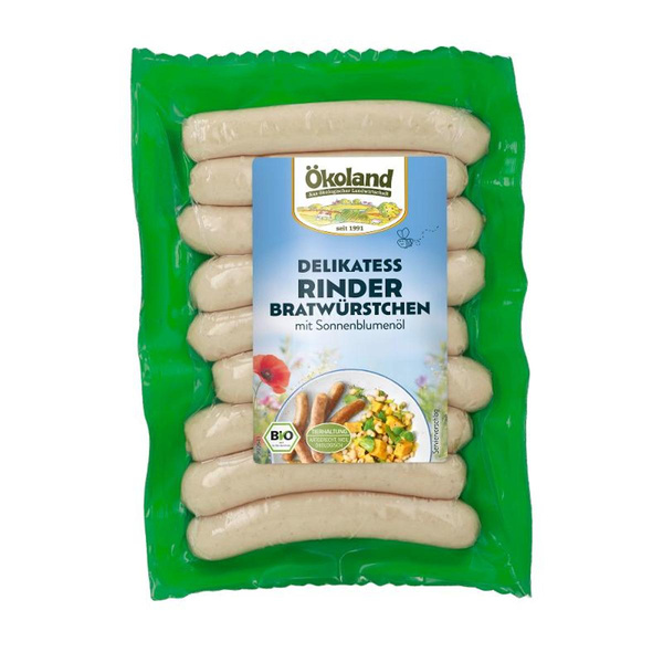 Produktfoto zu Delikatess Rinder-Bratwürstchen, 9 Stück