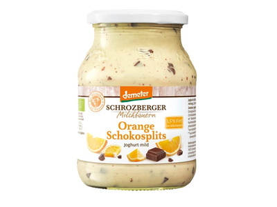 Produktfoto zu Joghurt Orange Schokosplits, 500 g