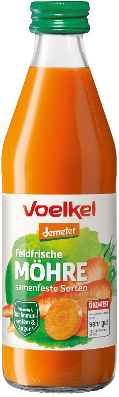 Produktfoto zu Möhrensaft feldfrisch, 10x0,33 l