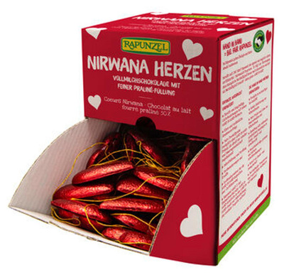 Produktfoto zu Schoko Herzen, 1 Stück