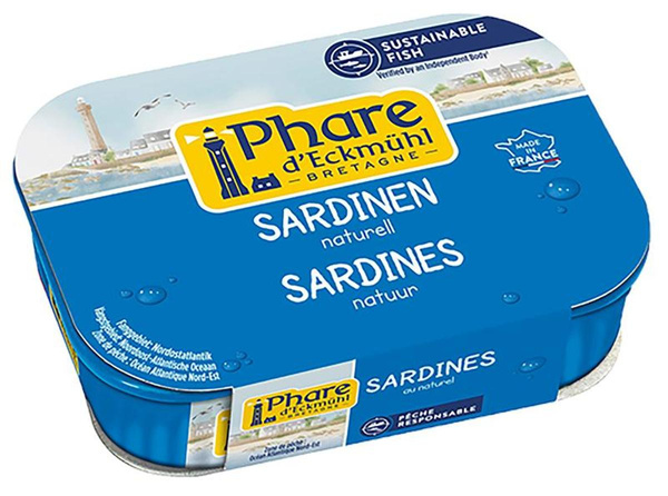 Produktfoto zu Sardinen Naturell, 135 g