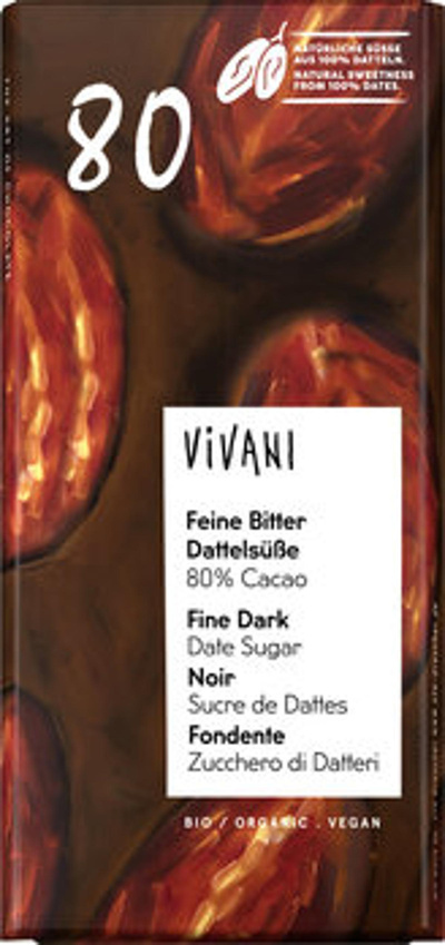 Produktfoto zu Feine Bitter Dattelsüße 80%, 80 g