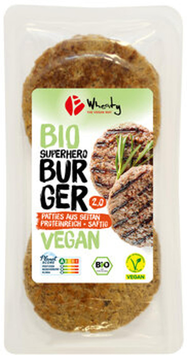 Produktfoto zu Superhero Burger 2.0, 180 g (2 Stück)