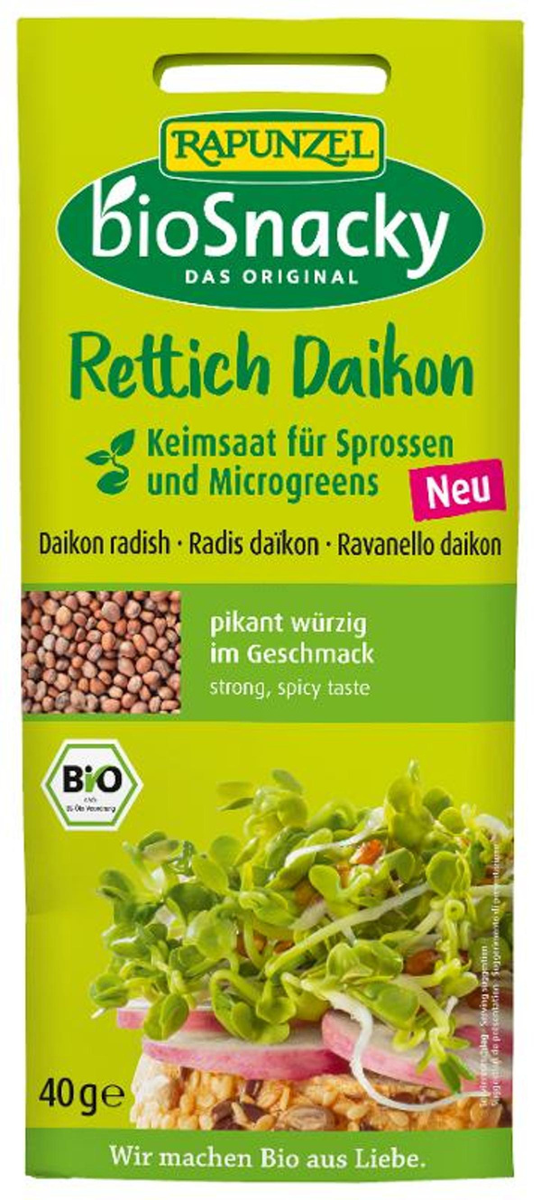 Produktfoto zu Rettich Daikon Sprossen, 40 g