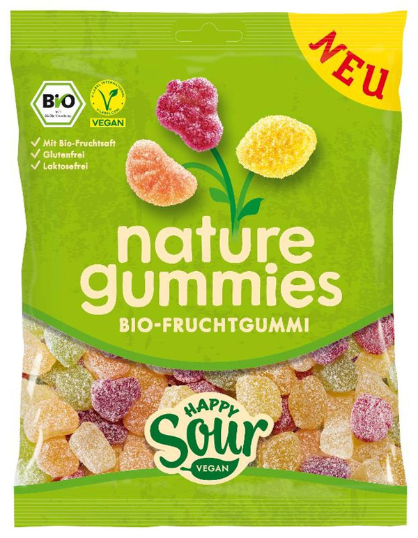 Produktfoto zu Nature gummies Happy Sour, 120 g