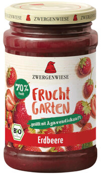 Produktfoto zu Erdbeere FruchtGarten, 225 g - 20% reduziert, da MHD 09.09.2026