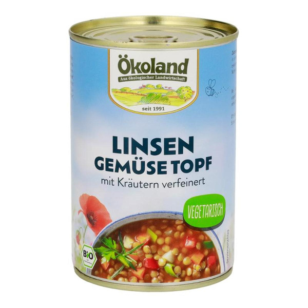 Produktfoto zu Linsen Gemüse Topf, 400 g