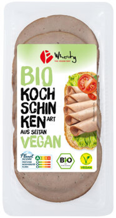 Produktfoto zu veganer Aufschnitt Kochschinken Art, 100 g