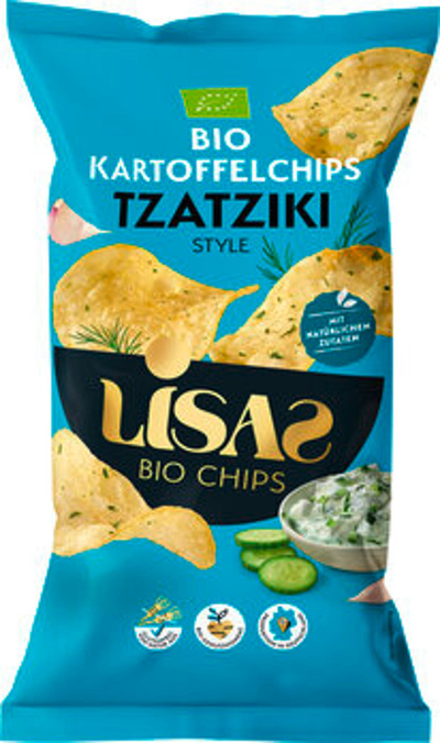 Produktfoto zu Kartoffelchips Tzatziki, 125 g